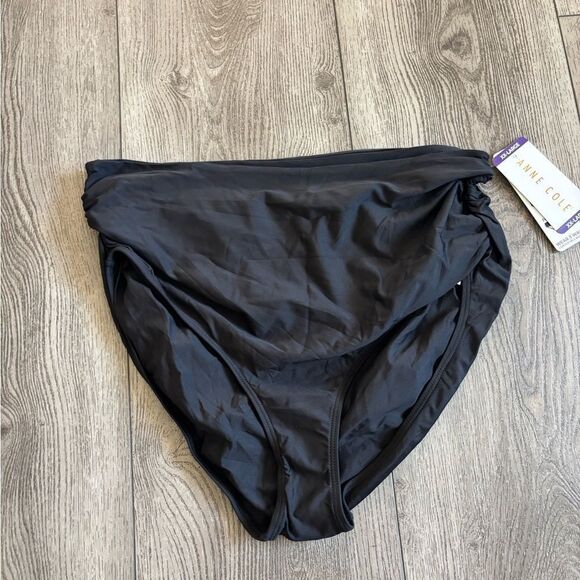 Anne Cole Black Swim Bottoms - Picture 1 of 6